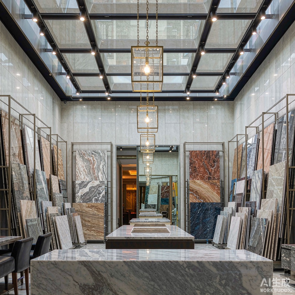 Travertine workshop in Shuitou, China